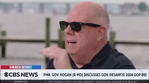 Former MD Governor Larry Hogan Says Ron DeSantis is Dropping like a Rock