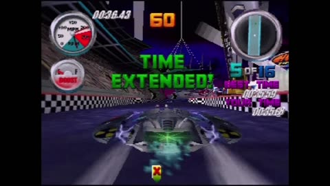 Hydro Thunder (Actual N64 Capture) - Hydro Speedway