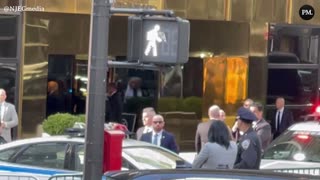 President Trump arraignment. Arrival at Trump Tower/Manhattan Criminal Courthouse | 4/3-4/4/23