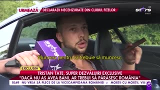 (NEW) TRISTAN TATE ABOUT ROMANIAN SUPERMODEL BIANCA | TRISTAN ON ROMANIAN NEWS