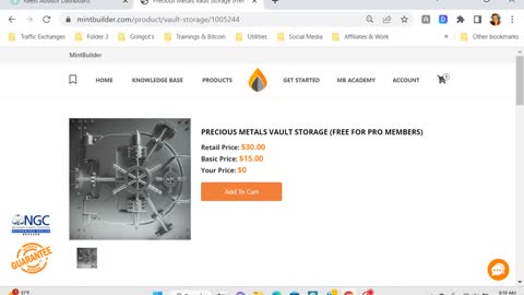 MintBuilder: Optional Precious Metals Storage Service