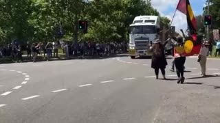 The Aussie convoy for freedom is rolling into the capital Canberra