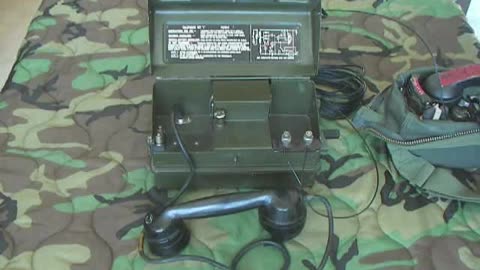 FIELD PHONE OPS: British MOD Telephone Set J