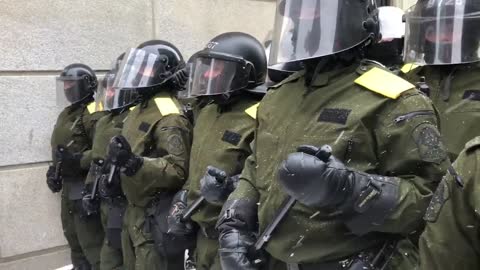 Quebec Provincial Police Removed Their Identifying Names and Badge Numbers from Their Uniforms
