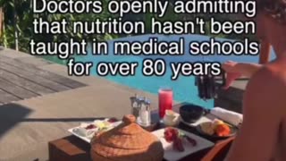 Doctors discuss their training when it comes to nutrition. Shocking