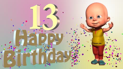 Lustiges Geburtstags Video Alter 13 Jahre Happy Birthday to you 13