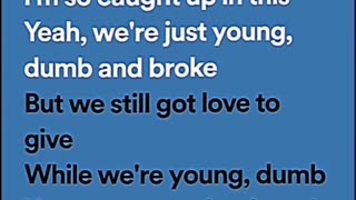 Young dump and broken - Khalid lyrics