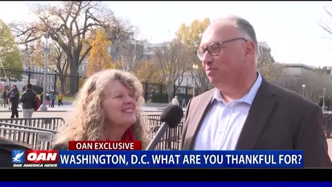 Washington, D.C. What Are You Thankful For?