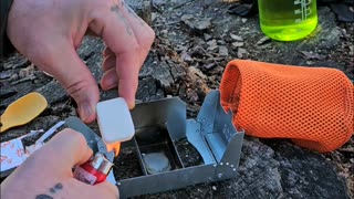 Coffee time with the Esbit Stove in the woods