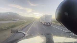 Truckin’ along in Wyoming