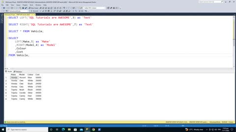 SQL Server LEFT and RIGHT Function Tutorial