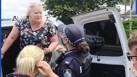 POLICE TYRANNY #34: Arrest Old Woman Over Mask