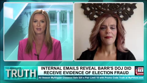 FMR AG BILL BARR DID RECEIVE EVIDENCE RELATED TO ELECTION FRAUD