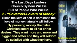 For Men Will Be Lovers of Money! | A Complete Study of 2 Timothy Chapter 3