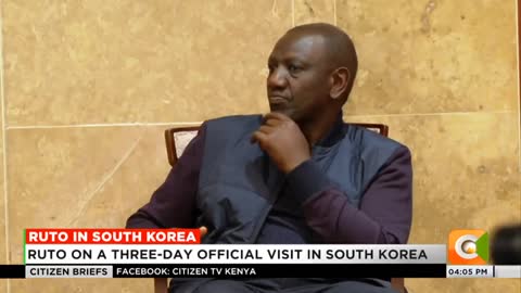 President Ruto meets with the Kenyan community in Seoul, South Korea