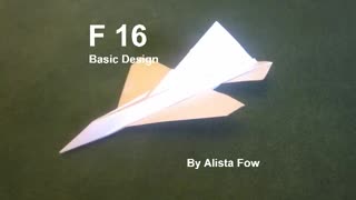 Paper Aircraft - F16 - Basic