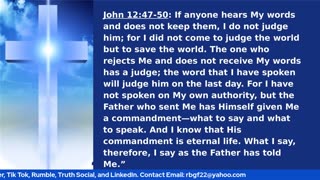 The Gospel Of John - John 12:27-50