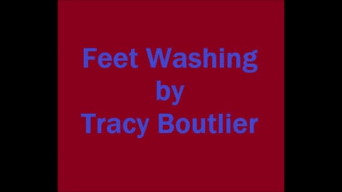 Feet Washing by Tracy Boutlier