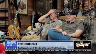 Ted Nugent tells Kyle Rittenhouse Michelle Obama is actually a man 😂