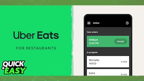 How To Accept Uber Eats Orders (Very Easy!)