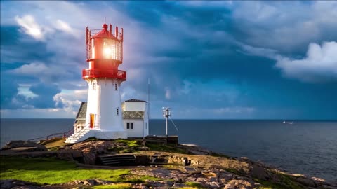 lindesnes fyr lighthouse beautiful nature norway