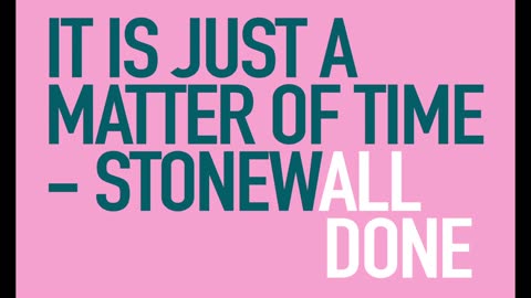 419 Stonewall - All done #leavestonewall