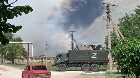 💥 Secondary Explosions in Oktyabyrskoe Area | Largest Russian Air Base in Occupied Crimea | RCF