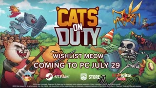 Cats on Duty - Official PC Release Date Trailer