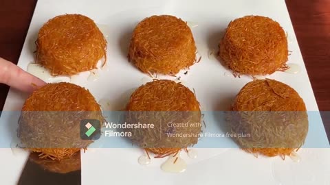 The perfect mini kunafa recipe- أطيب وألذ كنافة بجبنة الريكوتا