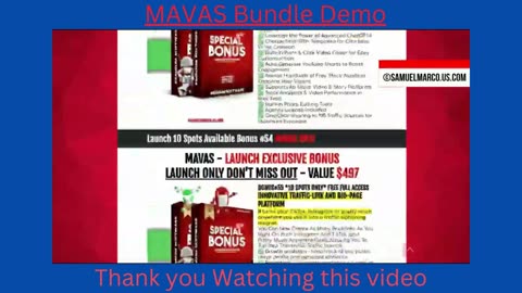 MAVAS Bundle Demo, How To Work!