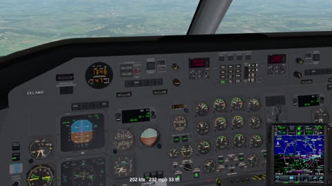 Dash 8 Q300 Xplane 11.55 ILS TJSJ - more gps testing -