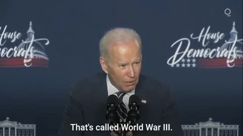 According to JoeBiden WW3 starts with the shipment of “offensive equipment” like “tanks”to Ukraine.