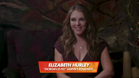 Elizabeth Hurley Manifests Magic in Marvel's Runaways!