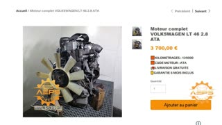 Moteur complet VOLKSWAGEN LT 46 2.8 ATA