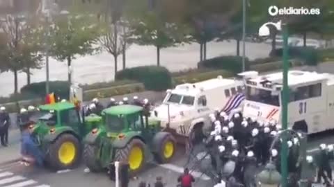 Farm Tractors Freedom Convoy 2022