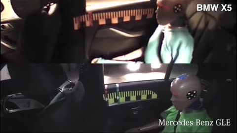 BMW X5 Vs Mercedes GLE Crash test