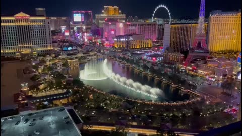 Fountains of Bellagio, Las Vegas, Nevada 4K