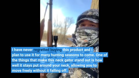 Honest Comments: SITKA Gear Neck Gator