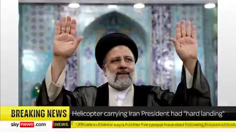Helicopter carrying Iran's president Ebrahim Raisi had a "hard landing", Iranian state television