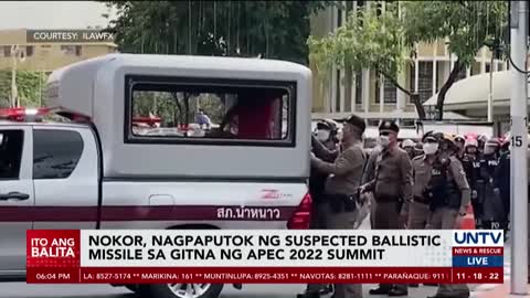 North Korea, nagpaputok ng suspected intercontinental ballistic missile sa gitna ng APEC Summit