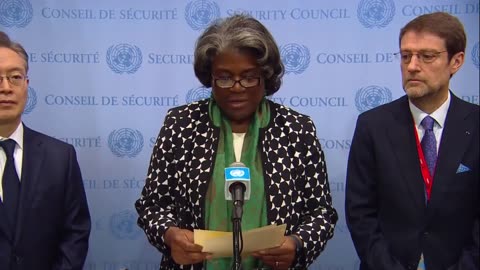 United Nations: USA on Human rights in DPRK - Security Council Media Stakeout - March 17, 2023