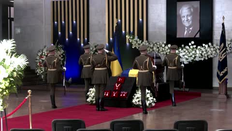 Zelenskiy attends funeral of independent Ukraine's first president