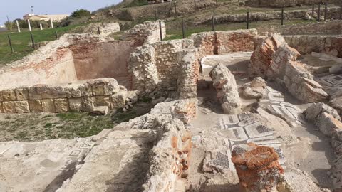 Roman Thermal Baths ruins - Roman colon tour