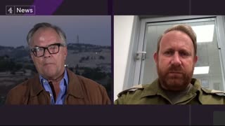 Channel 4 talks to IDF spokesman Peter Lerner.