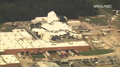Yapah!!☝🏼 North Carolina Pfizer Factory Heavily Damaged By Tornado!!