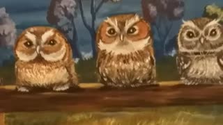 Halloween Owls