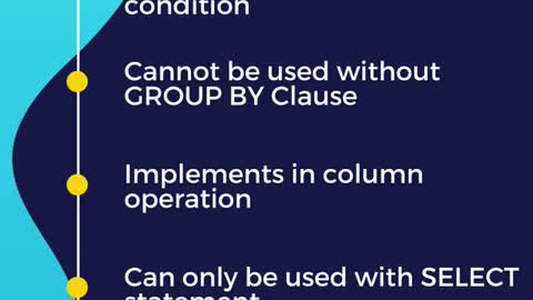 Where Clause vs Having Clause