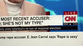 E Jean Carrol say "Rape is sexy - think of the fantasies".