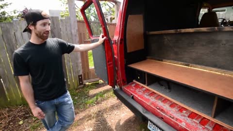 Tiny Home Tour- Simple $1500 Budget Van Build