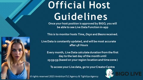 Bigo New Host Guidelines